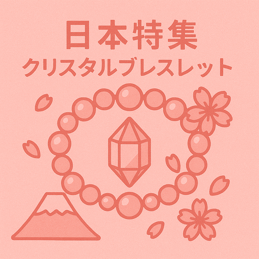 日本特集 - クリスタルブレスレット